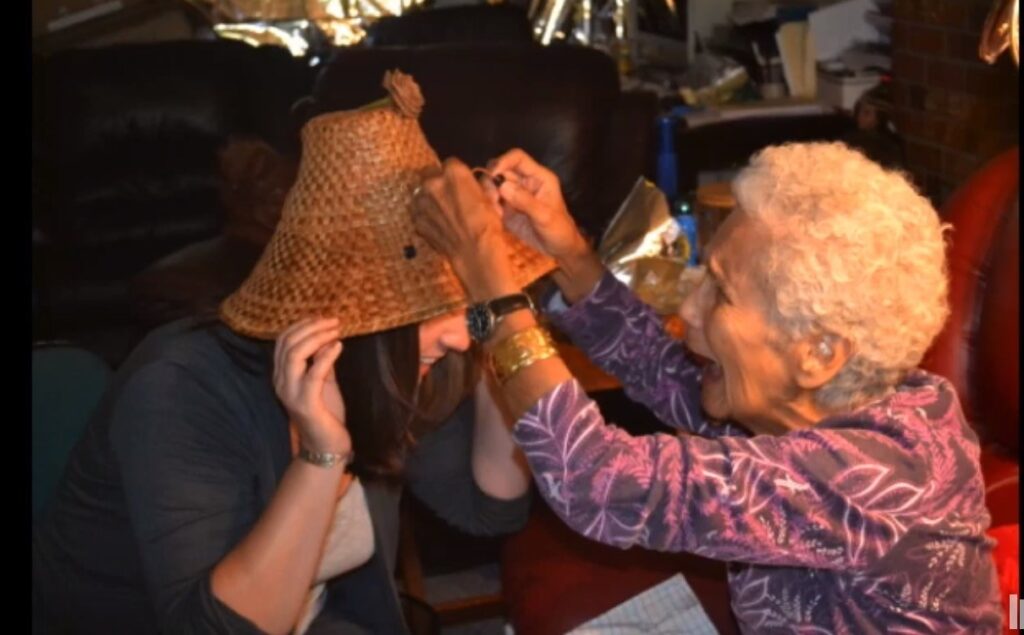 Cedar hat from Grandma